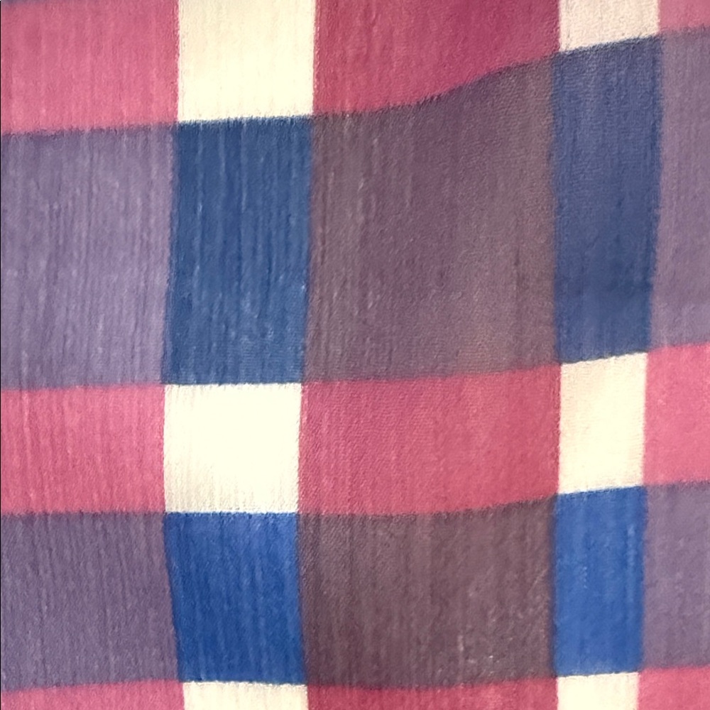 Ann Taylor Plaid Maxi Skirt in Purple, white blu and Pink - Picture 6 of 6